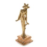 Art Nouveau bronze nude