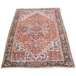 Antique Heriz carpet,