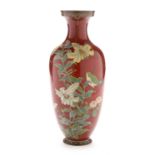 Japanese cloisonne vase