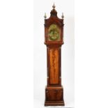 James Allen, London - eight day musical mahogany longcase clock