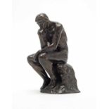 After Rodin, J. Gillespie: "The Thinker".