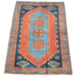 Antique Caucasian rug