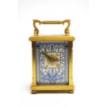 Late 19th C aesthetic carriage clock,