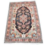 Fine antique Kashan rug,