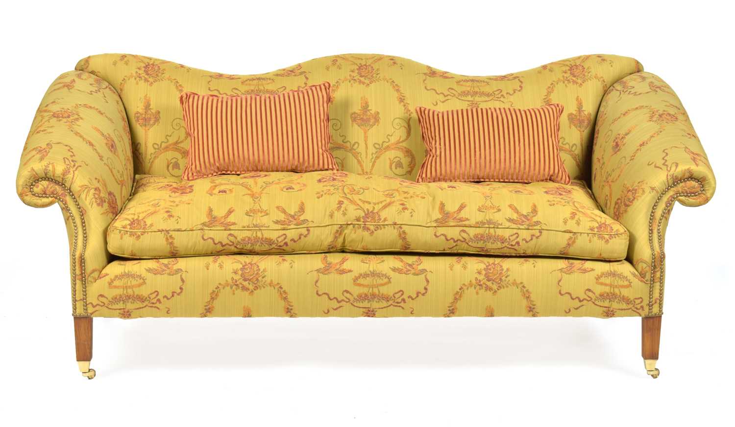 Pair of Queen Anne style sofas - Image 2 of 3