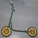 A Tri-ang Tornado child's scooter,