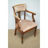 Early 20th C mahogany chair.