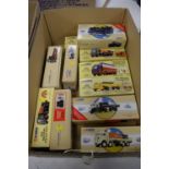 Eleven Corgi Classics diecast model vehicles.