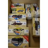 Eight Corgi Classics diecast vehicles; and a Vanguard Bedford tanker.