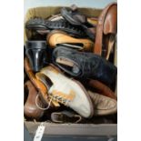 Selection of gent's shoes.