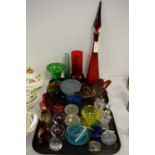 A selection of 20th Century glassware; and other items.