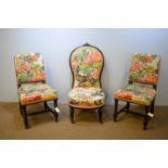 Three early 20th C chairs.