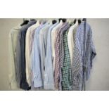 Fifteen designer shirts.