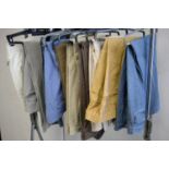 Ten pairs of gent's trousers and shorts.