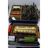 Hornby loco, carriages, track, etc.