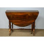 Victorian rosewood Sutherland table.