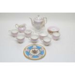 Paragon coffee service; and Royal Collection plate.