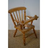 Late 19th Century child's rustic elm