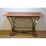 20th C console table.