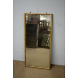 20th C gilt wall mirror.