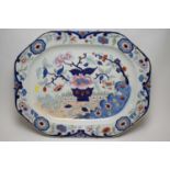 A Spode Newstone large Ironstone meat platter