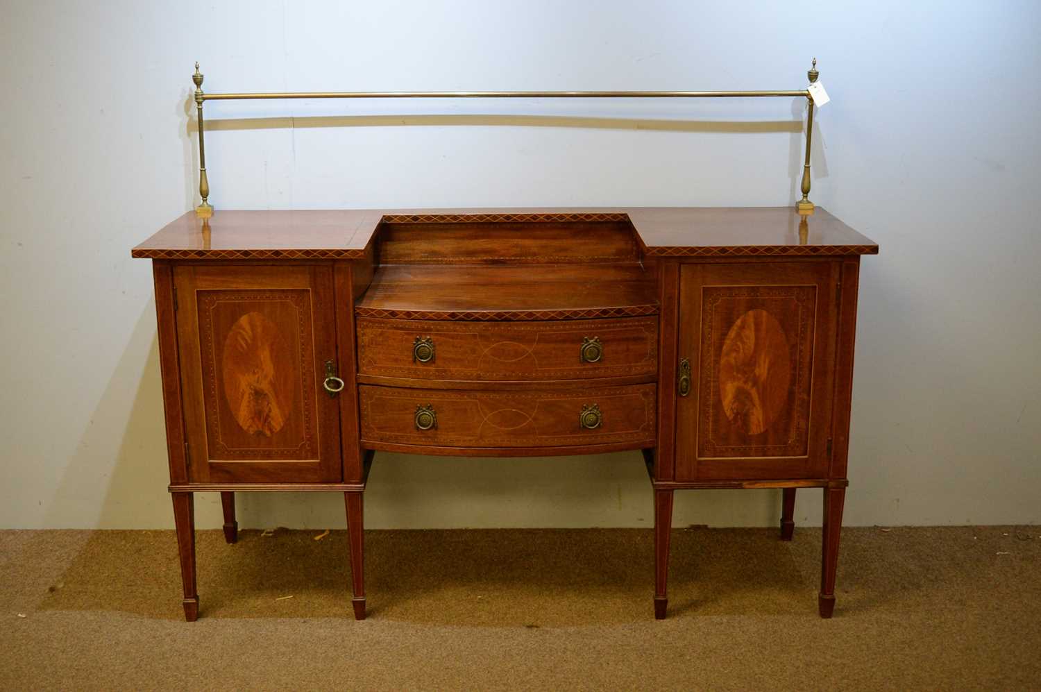 20th C breakfront sideboard.