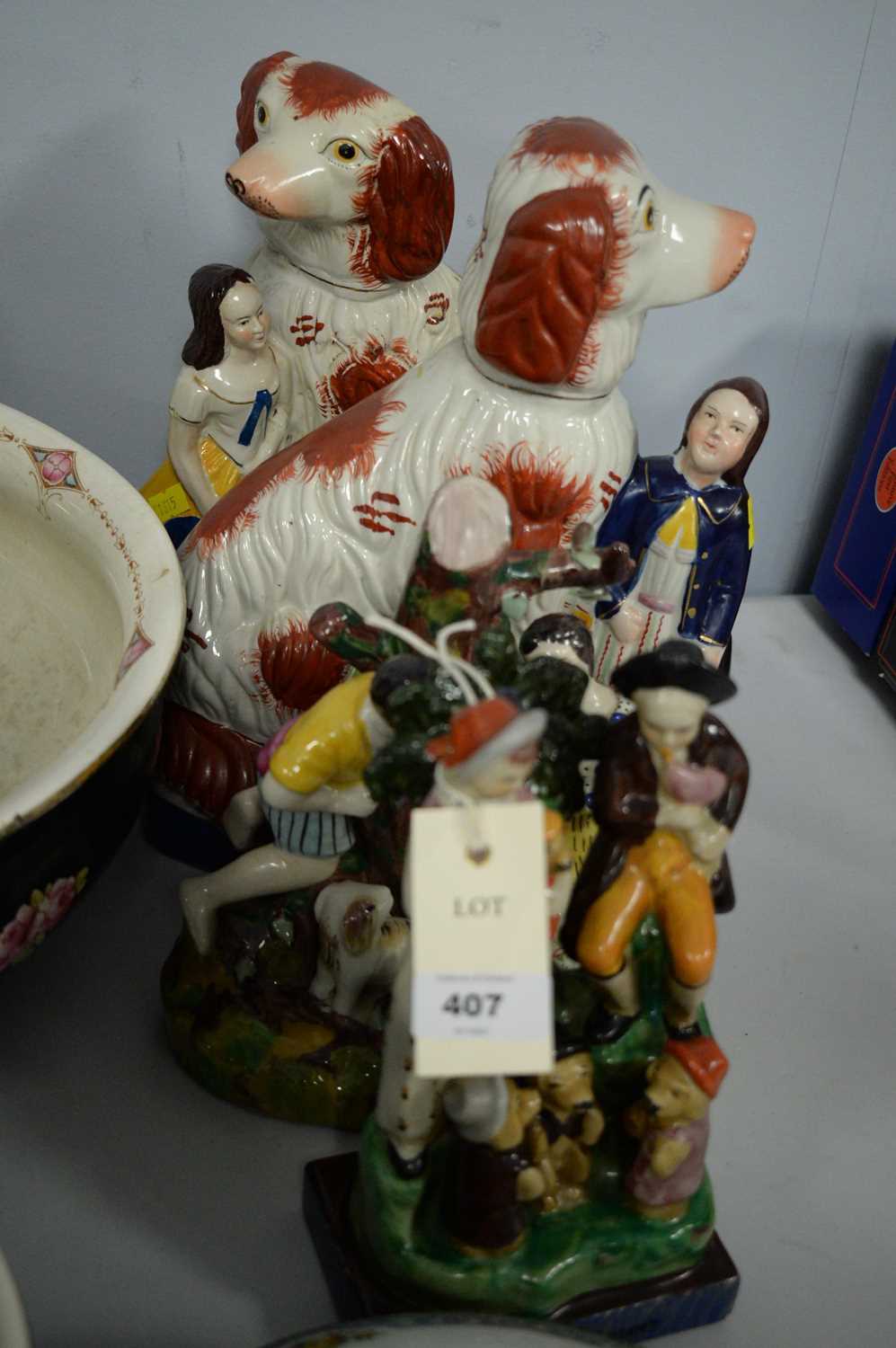 Staffordshire groups; and other ceramics. - Image 2 of 3