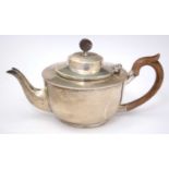 Silver teapot