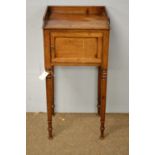 Victorian mahogany pot cupboard.