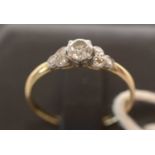 Diamond dress ring