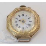 18ct yellow gold watch