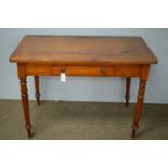 19th C mahogany side table.