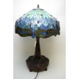 Repro Tiffany style table lamp.