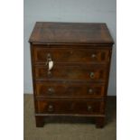 Early 20th C mahogany chest of drawers.