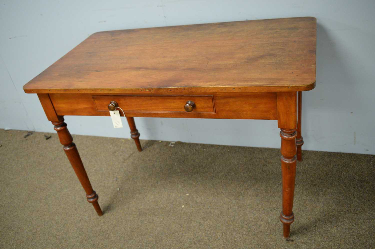 19th C mahogany side table. - Image 2 of 3