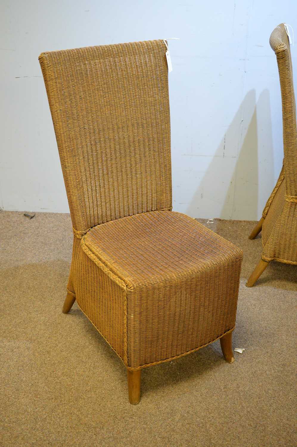 20th C wicker table and chairs - Image 3 of 3