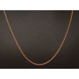 18ct yellow gold chain necklace