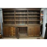 Early 20th C oak bookcase