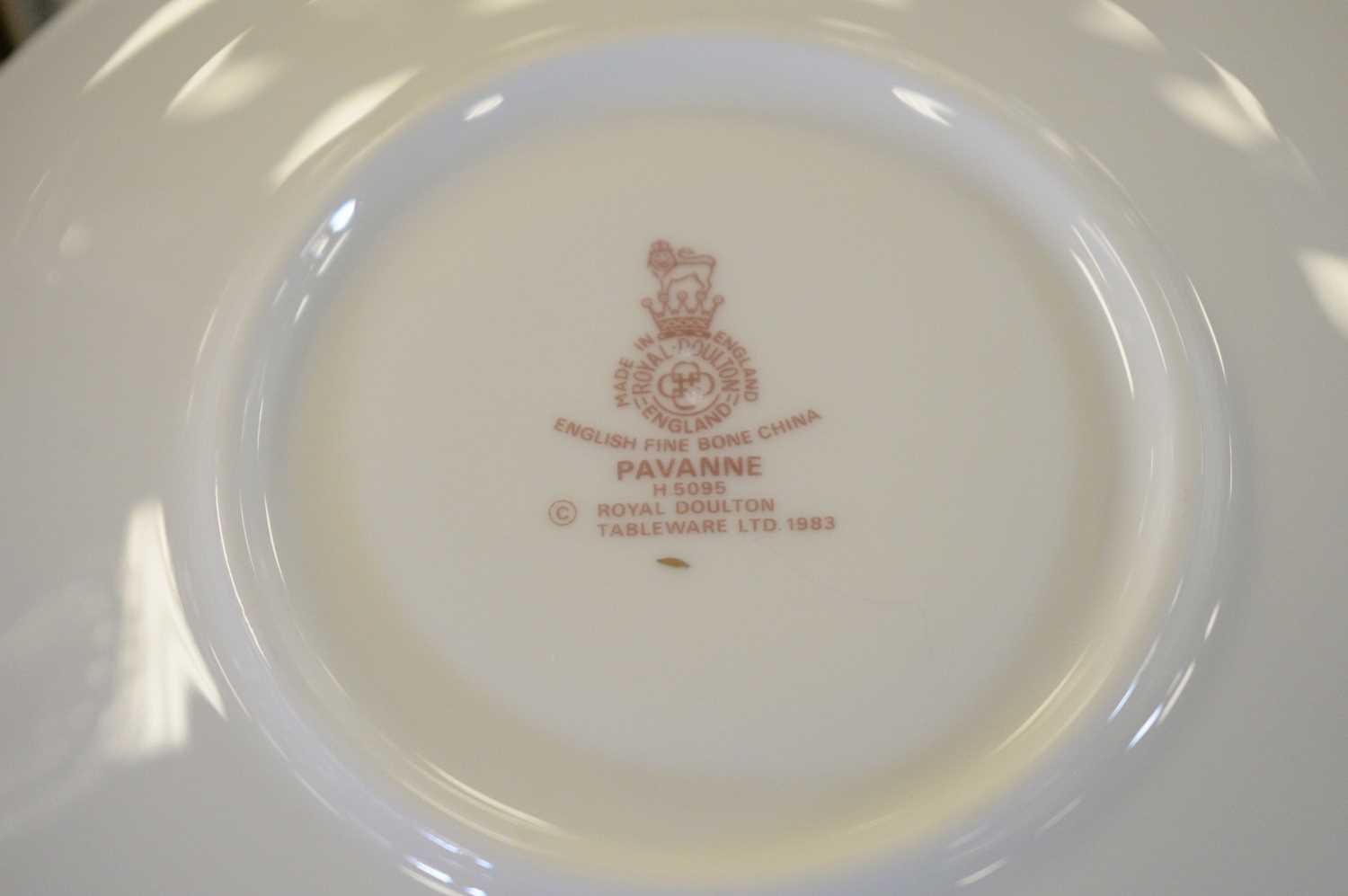 Royal Doulton Pavanne tea and dinner service. - Image 2 of 3