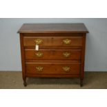 20th C mahogany chest of drawers