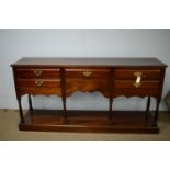 20th C mahogany sideboard.