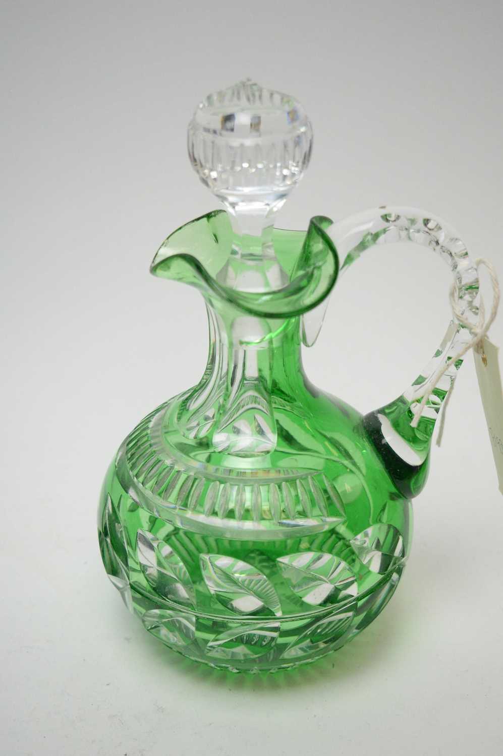 Qty. of cut glass glasses and claret jug. - Image 2 of 2