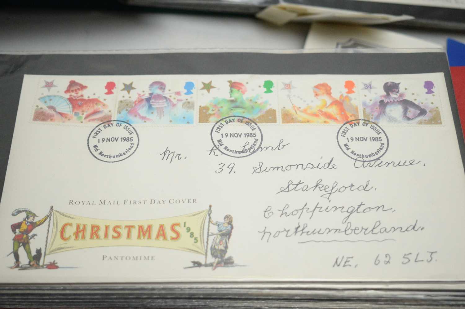 Collection of first day covers, other stamps, and tea cards. - Image 3 of 3