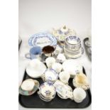 19th C tea service; tea ware; and other items.