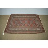 Early 20th C Turkoman rug