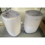 Two Meaco dehumidifiers.