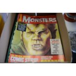 Famous Monsters of Filmland; and other gory magazines.