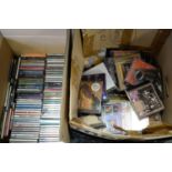 Mixed selection of cased CD's.