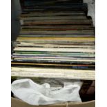 Mixed selection of vinyl LP's.