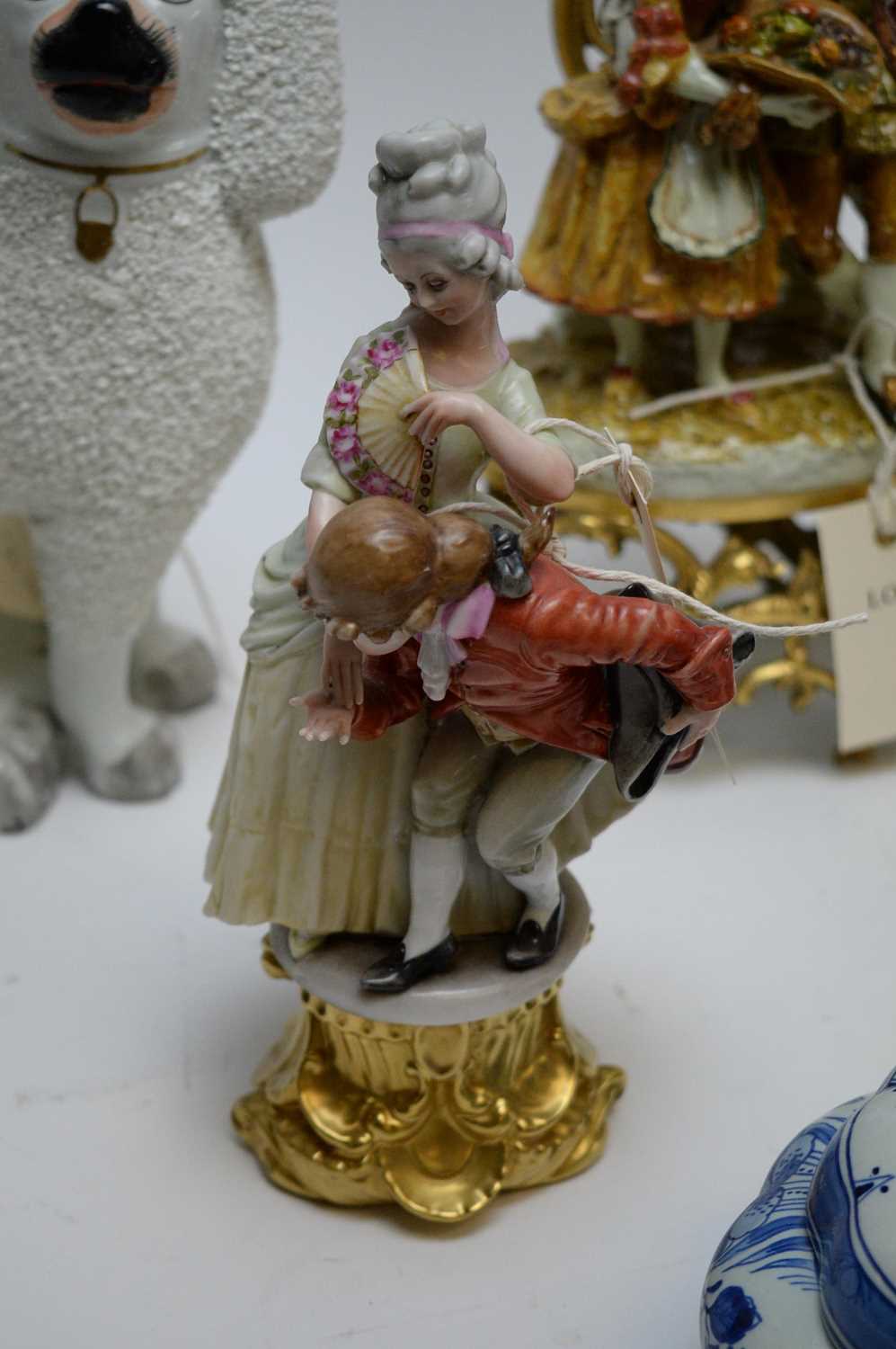 Pair of Staffordshire dogs and other items - Image 3 of 4